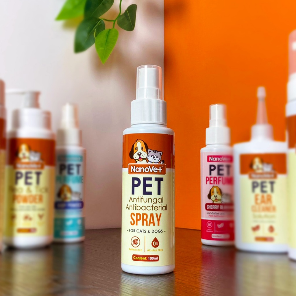 Nanovet Nanosilver Antifungal and Antibacterial Spray | Shopee Malaysia