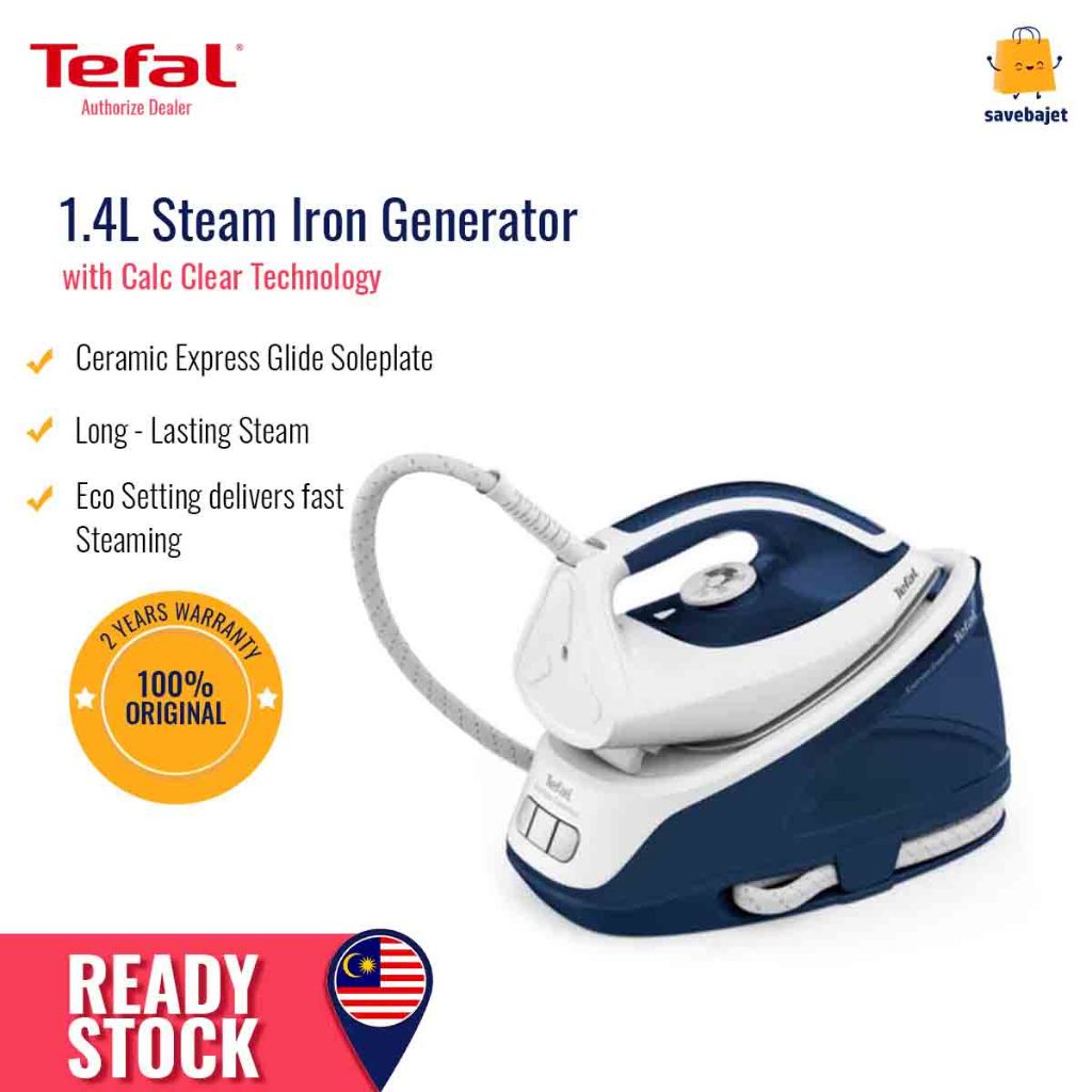 Tefal Express Easy Steam Iron Generator SV6116 | Shopee Malaysia