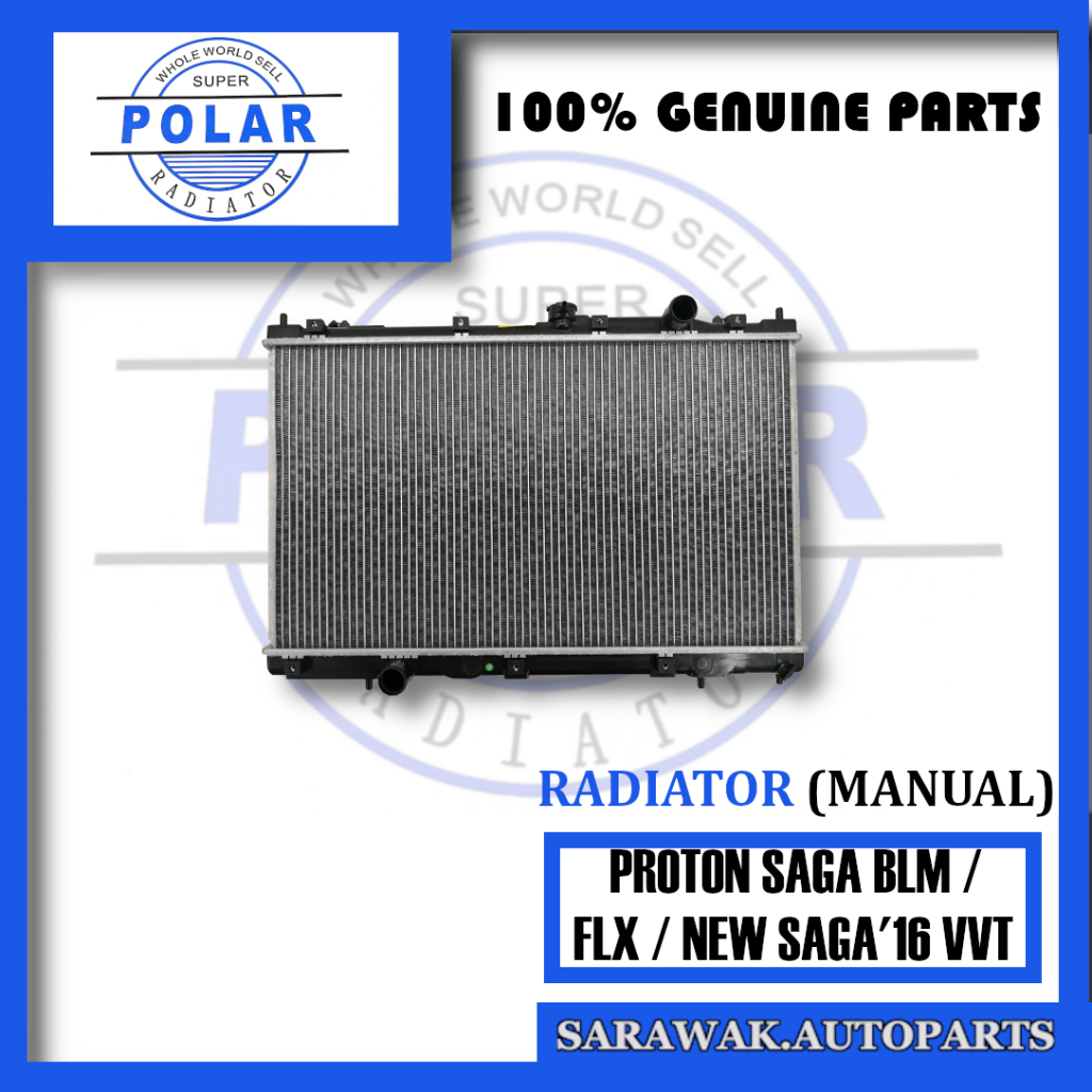 Polar Proton Saga BLM / FLX / New Saga 2016 VVT Manual Radiator 16mm ...