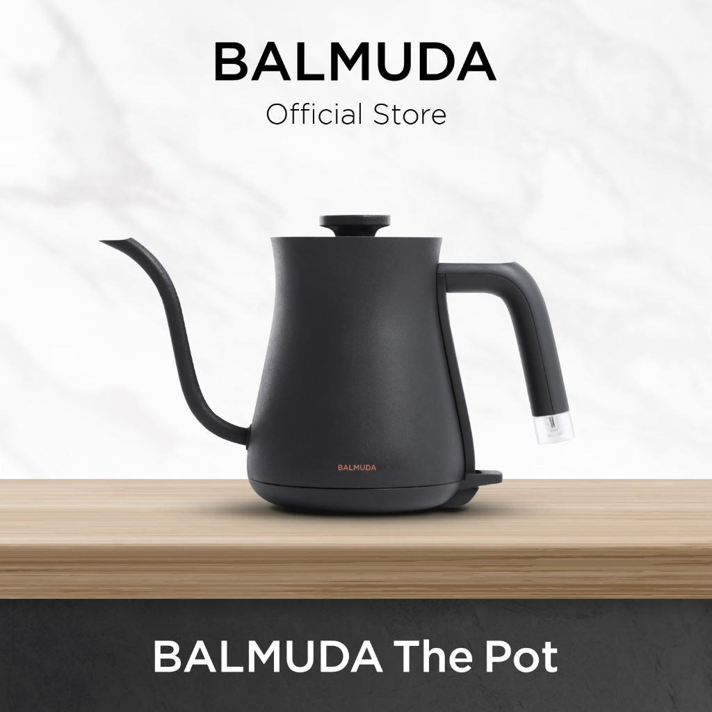 BALMUDA The Pot Electric Kettle - Black (0.6L/20oz) K07E-BK