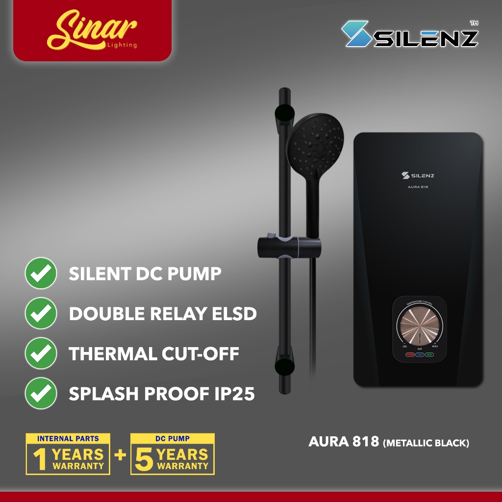 SILENZ AURA 818 DC PUMP Water Heater / Pemanas Air | Shopee Malaysia