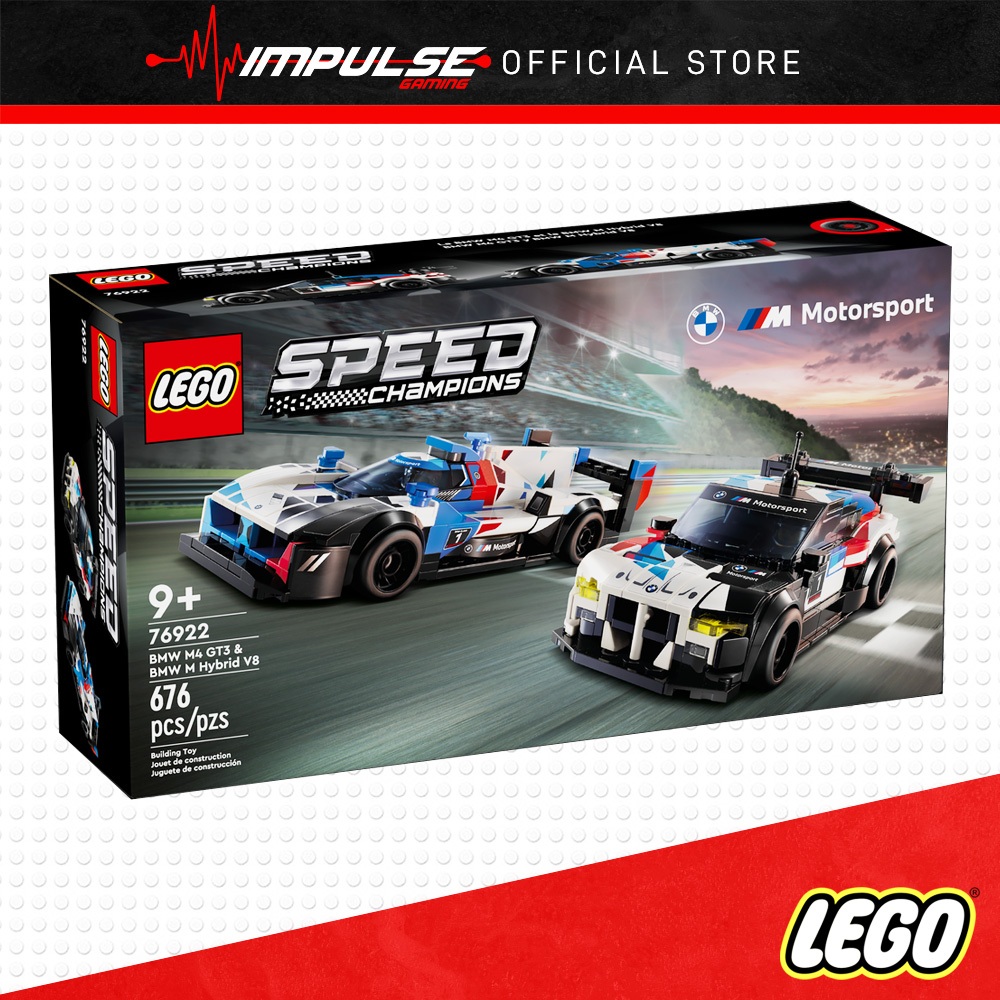 LEGO 76922 Speed Champions BMW M4 GT3 & BMW M Hybrid V8 Race Cars ...