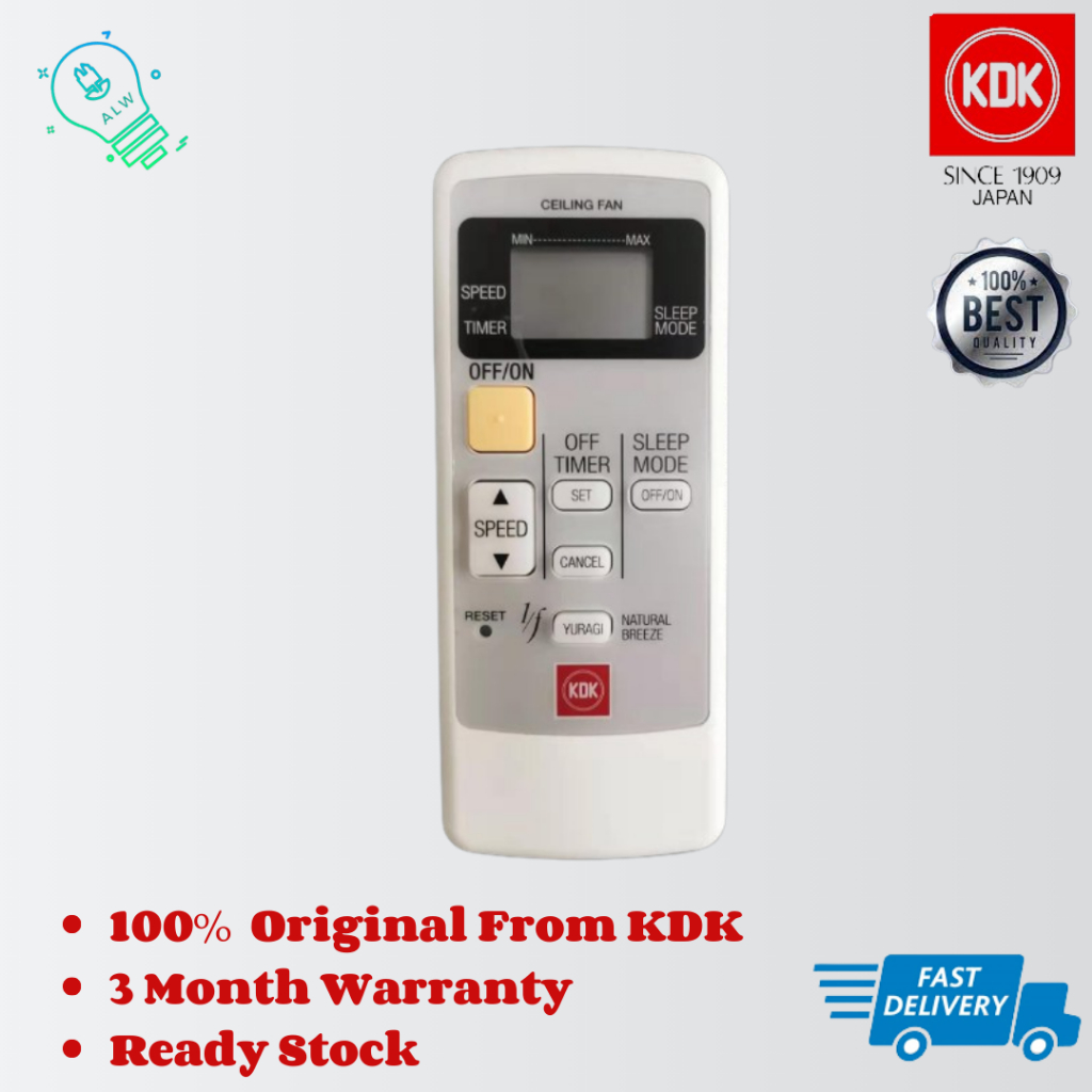 KDK Ceiling Fan Original Remote Control K15Y6/F-M15E6 | Shopee Malaysia