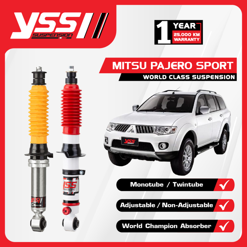 Mitsubishi Pajero Sport YSS Suspension Mitsubishi Pajero Sport Shock ...