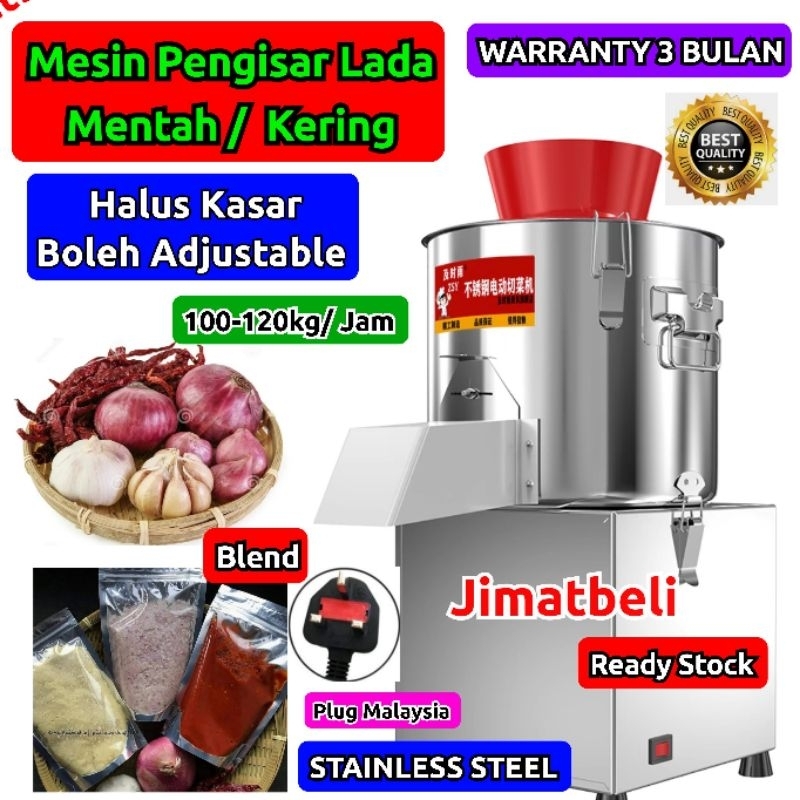 80-100kg/Jam Blender Cili Sambal,Pengisar Cili Bo & Bawang,Kisar Daging