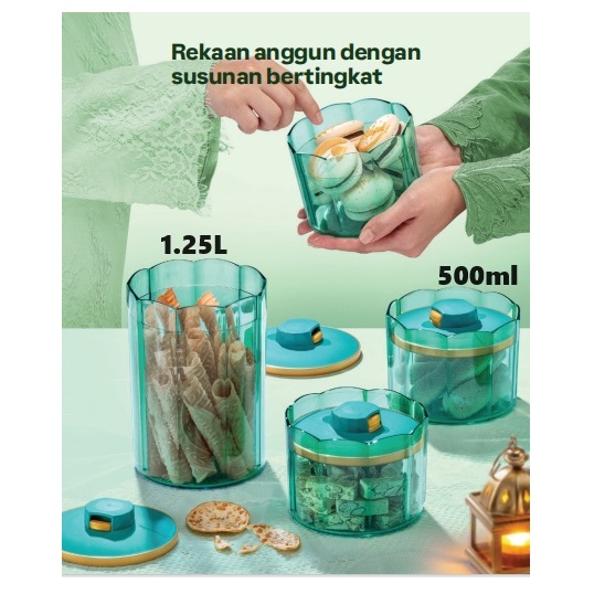 *Raya 2024 New*Tupperware Advanced Counterpart 500ml / 1.25L | Shopee ...