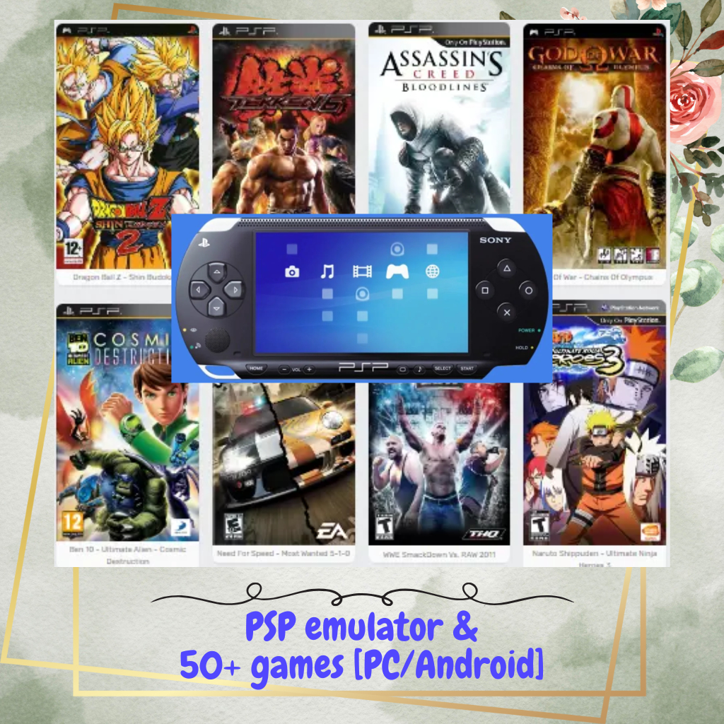 PSP emulator & 50+ games