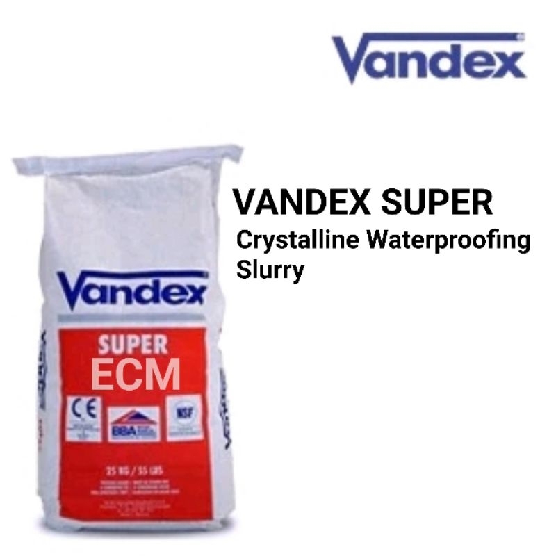 VANDEX SUPER (25KG / 4KG REPACKED) Crystalline Waterproofing Slurry ...