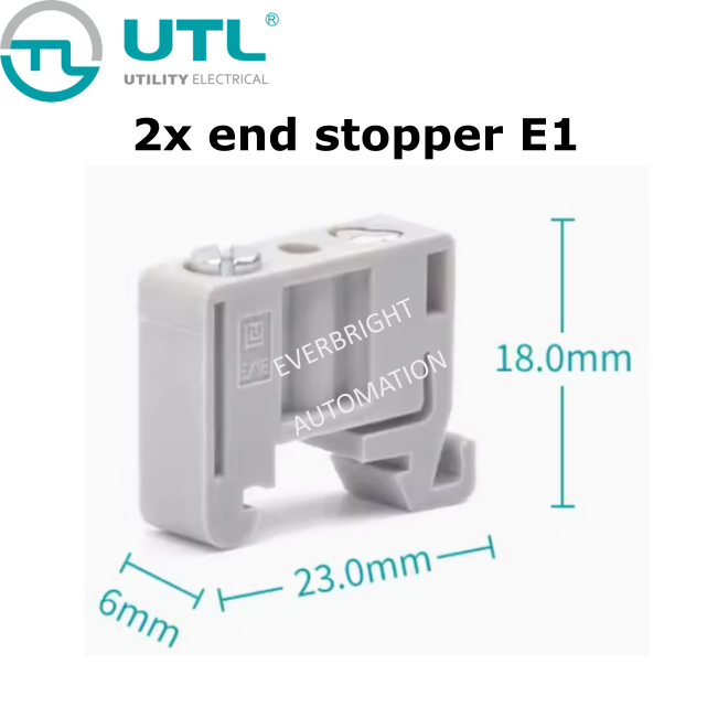 UTL Feed Through Screw Type Single Layer Double Layer Terminal Block