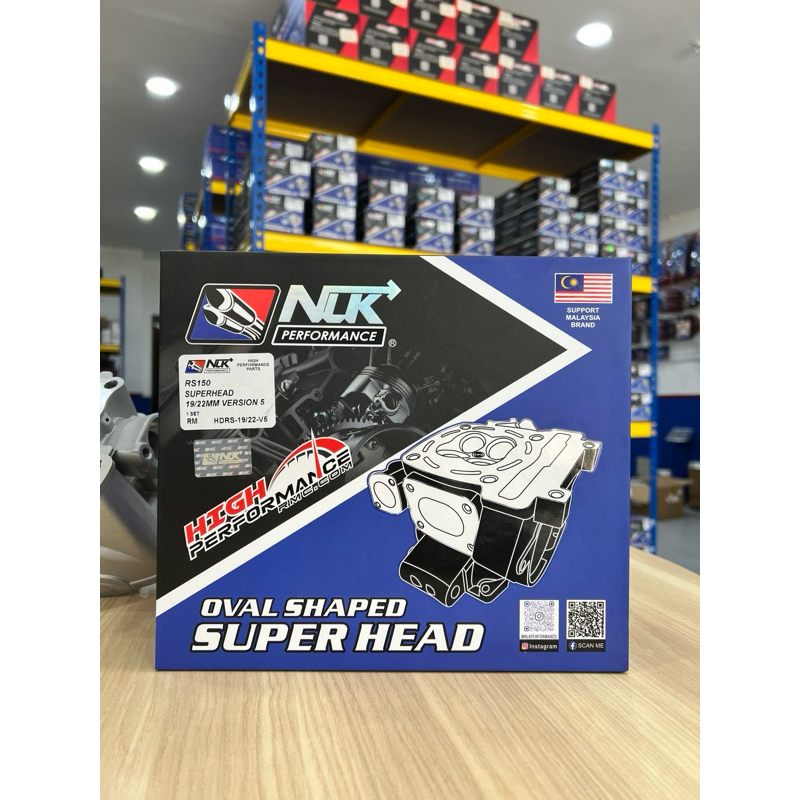 NLK PERFORMANCE SUPERHEAD RS150R 19/22 (STANDARD SIZE OEM SPEC ...