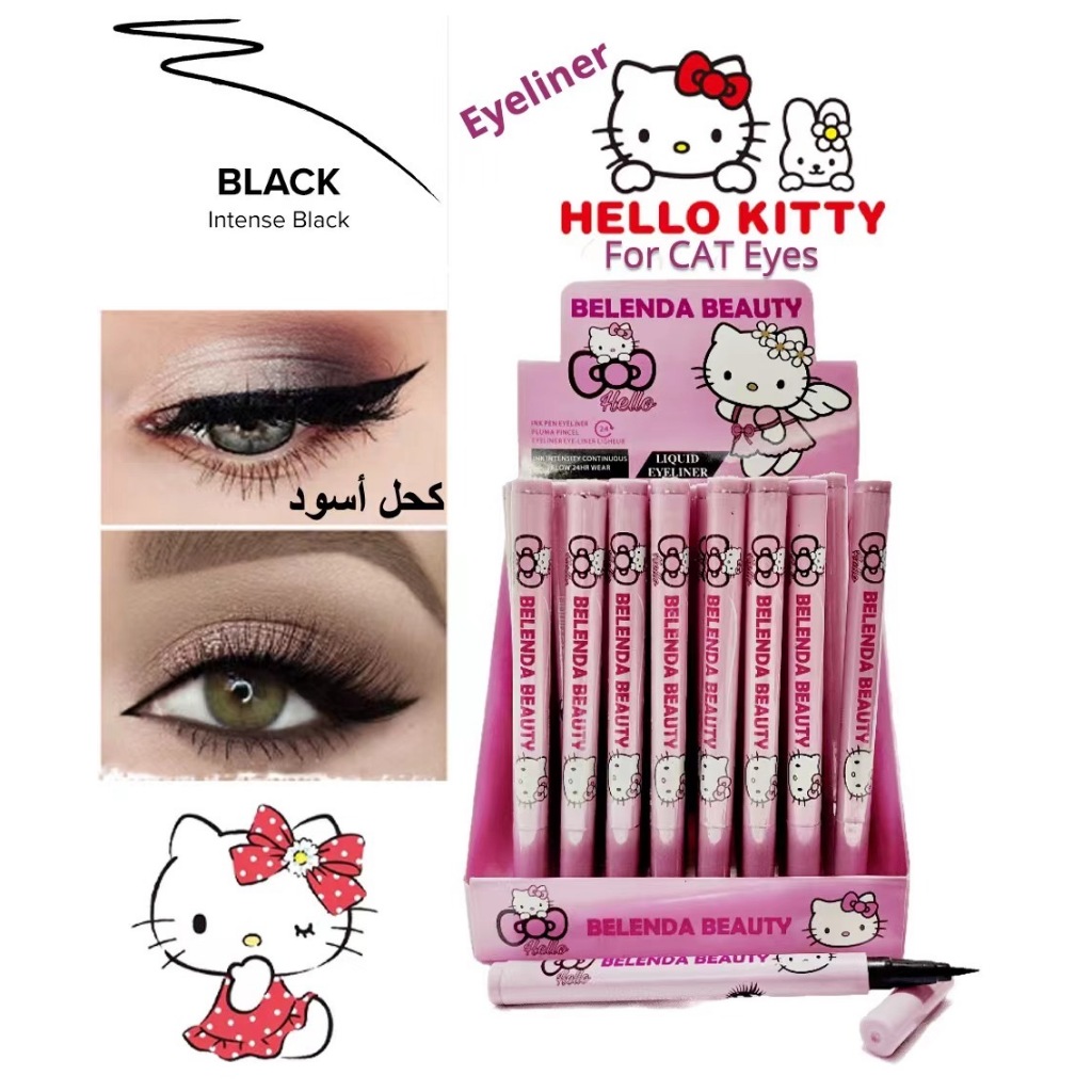 Belenda Beauty Eyeliner Hello Kitty 48 Pcs Shopee Malaysia