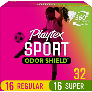 GENUINE•READYSTOCK Playtex Sport Odor Shield Tampons, Multipack