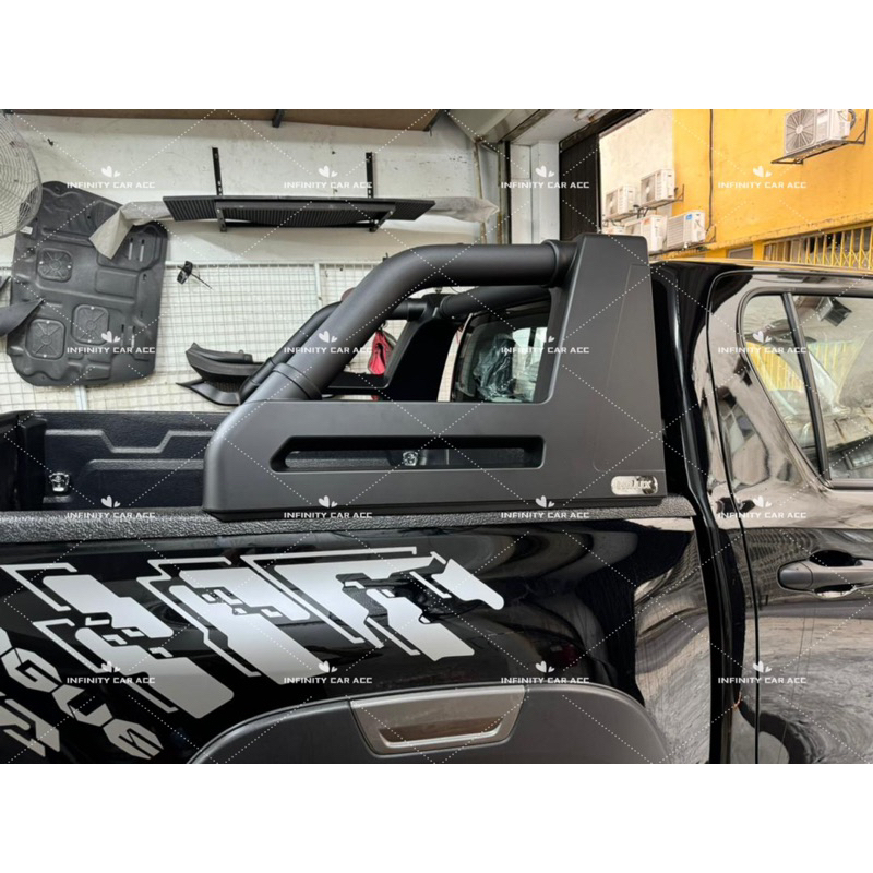 Toyota Hilux Vigo Revo Rogue Rocco OEM GR Sport Bar Roll Bar Matt Black ...
