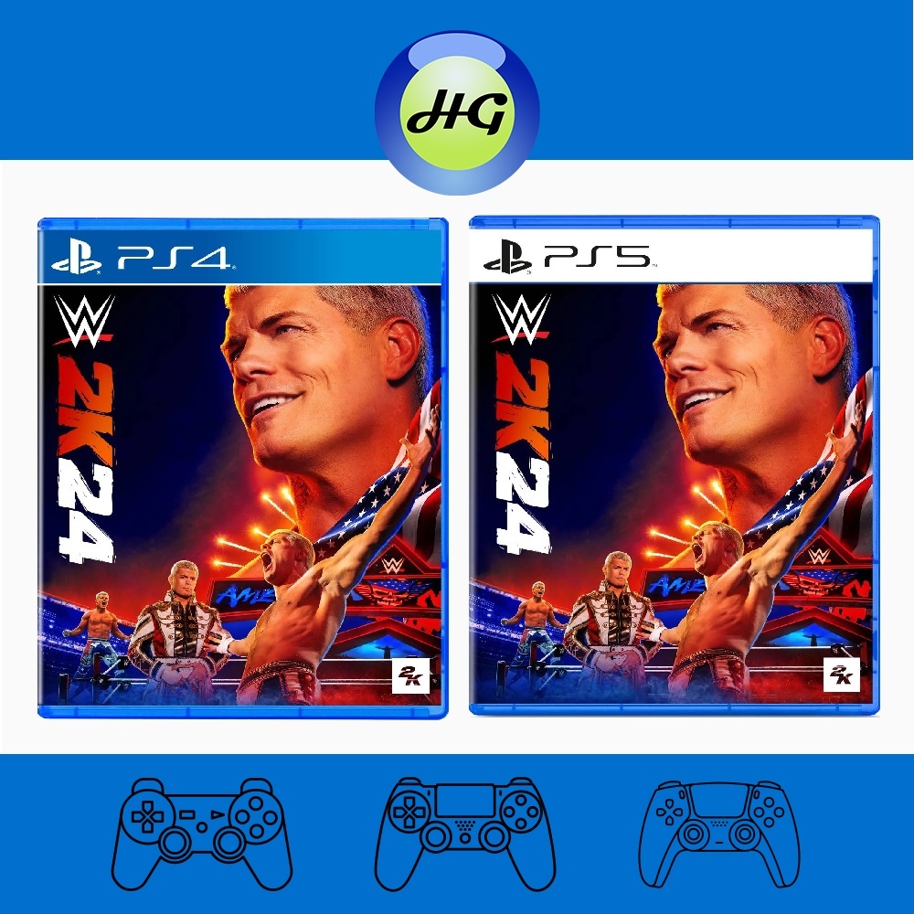 NEW GAME RELEASED] PS4 | PS5 WWE 2K24 (R3) | Shopee Malaysia