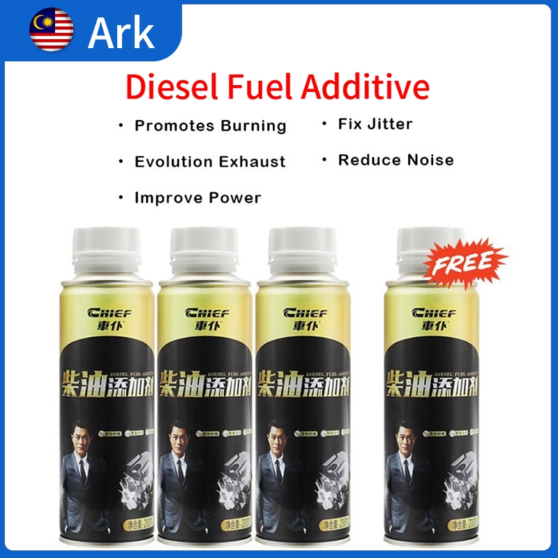 CHIEF 4Pcs Diesel Additives Remove Carbon Deposits Improve Vehicle