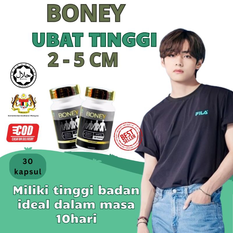 Boney Peninggi Badan Boney Capsule Obat Tinggi Badan Original Ubat