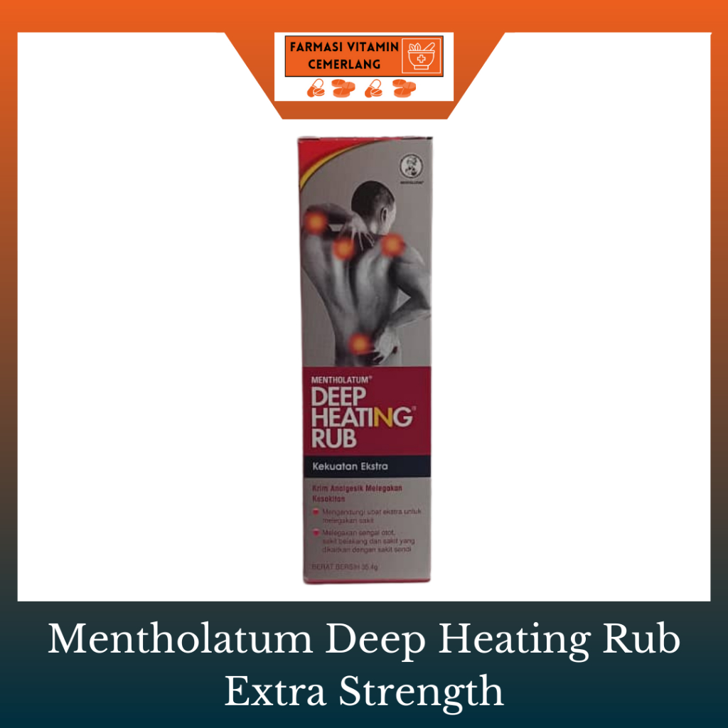 Deep Heating Rub Extra Strength 34g Mentholatum Shopee Malaysia