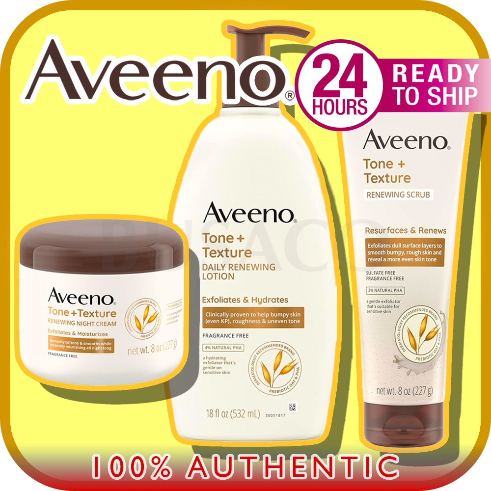 Aveeno Tone + Texture Daily Renewing Lotion Renewing Night Cream