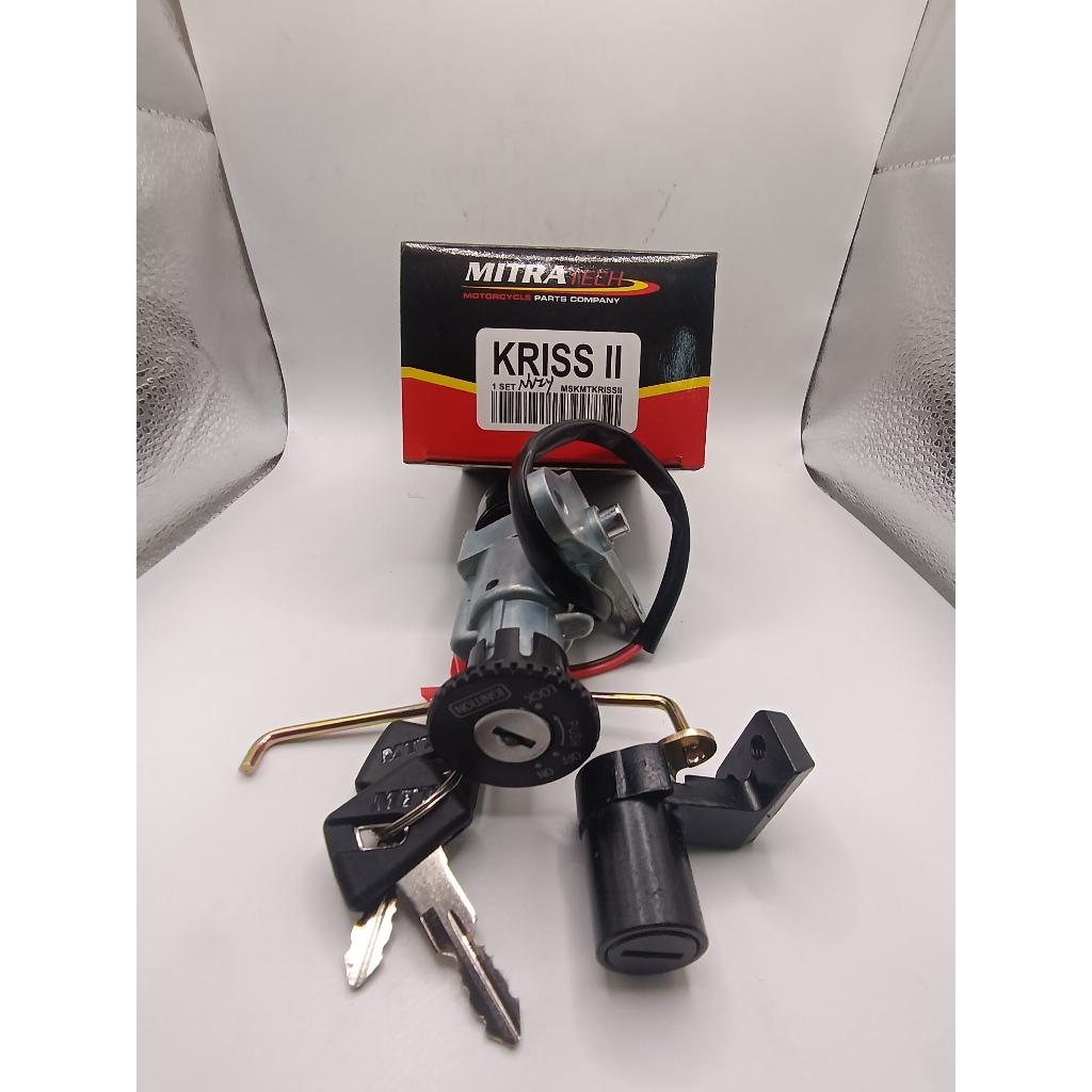 MITRA TECH MODENAS KRISS 2 MAIN SWITCH SET ( FRONT & REAR LOCK) KUNCI ...