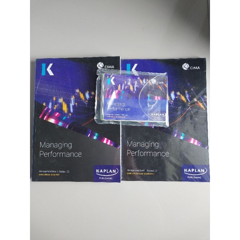 (Used) Kaplan CIMA (E2) Essentials Pack Managing Performance | Shopee ...