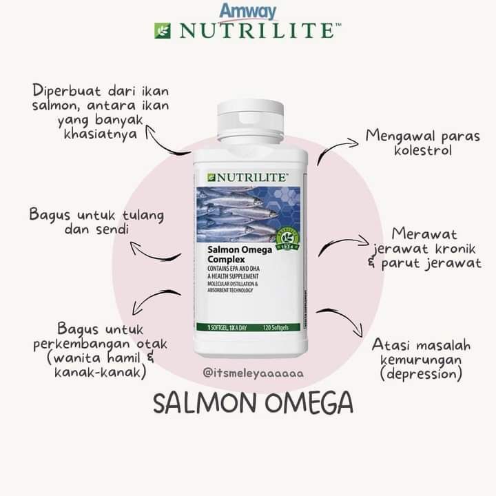 Amway Nutrilite Salmon Omega Complex (Trial Pack 30biji) Shopee Malaysia