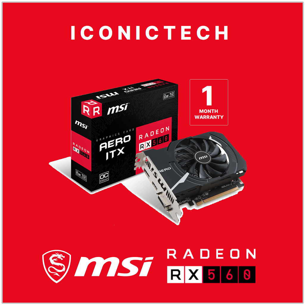 MSI RADEON RX 560 AERO ITX 4G OC - PC/タブレット