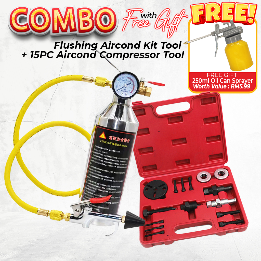 Flushing Aircond Kit Tool Aircond Car Aircond Flushing machine Mesin
