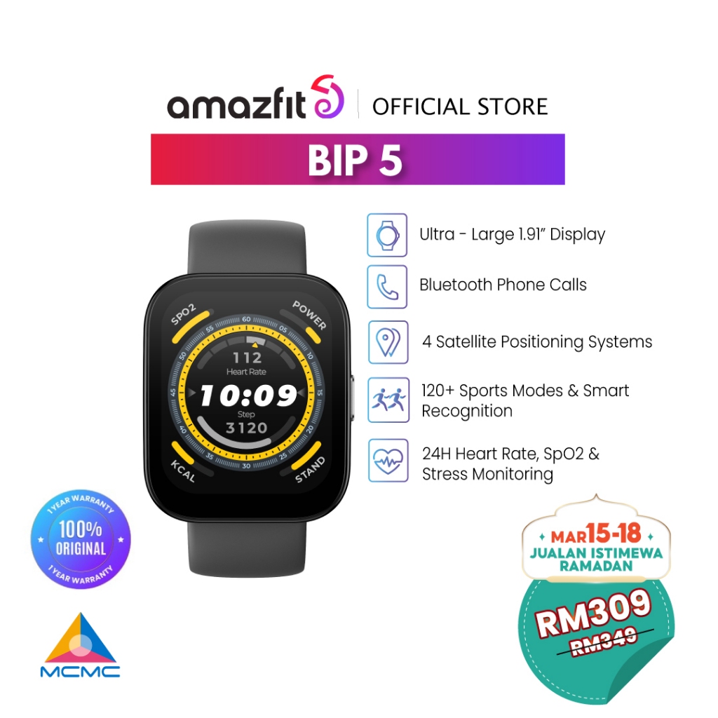 Amazfit bip best sale operating system