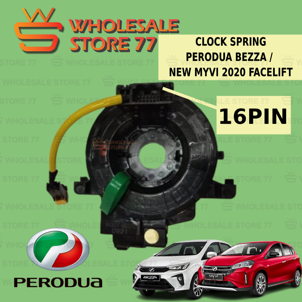 ORI & WARRANTY | Perodua Bezza / New Myvi 2020 PERODUA Clock Spring ...