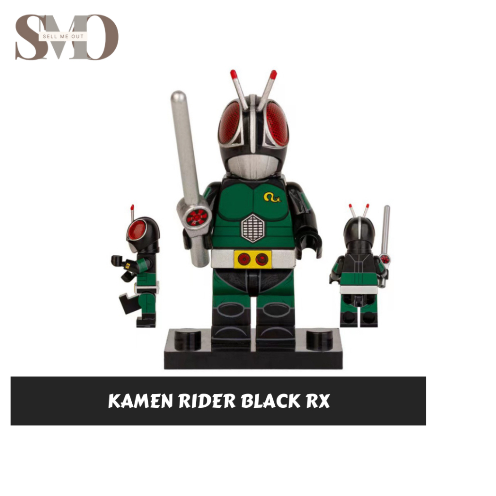 (Ready Stock) Masked Rider Kamen Rider Black RX V1 V2 V3 Minifigures ...