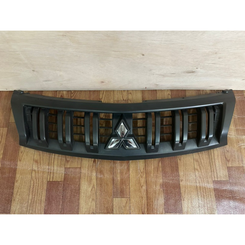 thumbnail image 2 of Black Chrome Grille For Mitsubishi Triton MN – 2 Horizontal Bar, 8/09–3/15, Front Fit 2 of 6