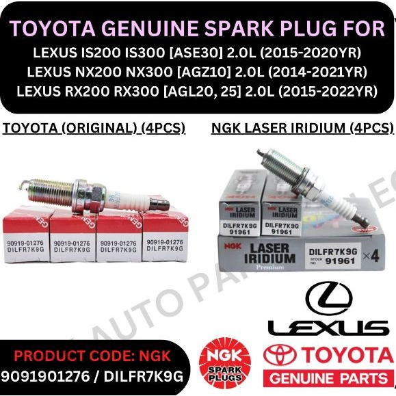 TOYOTA GENUINE SPARK PLUG FOR LEXUS IS200 IS300 [ASE30] '1520YR