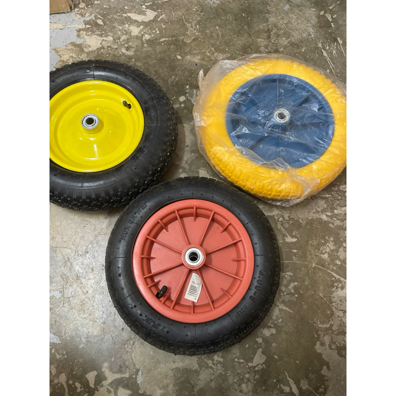 13 X 3 🇲🇾 Air Wheelpu Foam Wheel Heavy Duty Wheel Barrow Tyre Tayar Kereta Sorong Shopee 6361