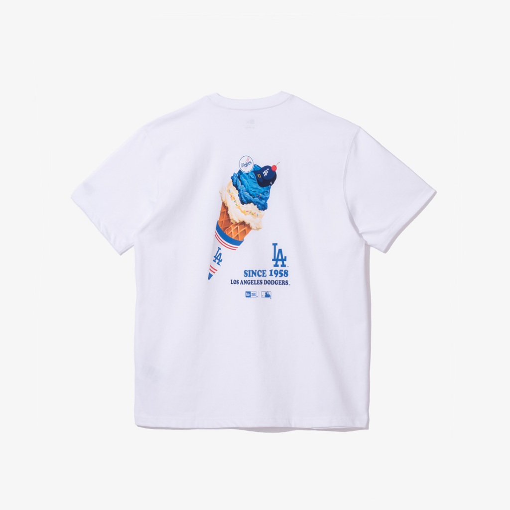 ☆人気☆【New era】☆MLB HOME CHEERING ICE CREAM T-SHIRT.S☆ NEW ERA HOME CHEERING BLACK SHORT SLEEVE T-SHIRT – New Era