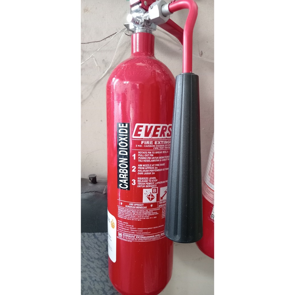 2kg Co2 branded fire extinguisher for house office kitchen and server ...