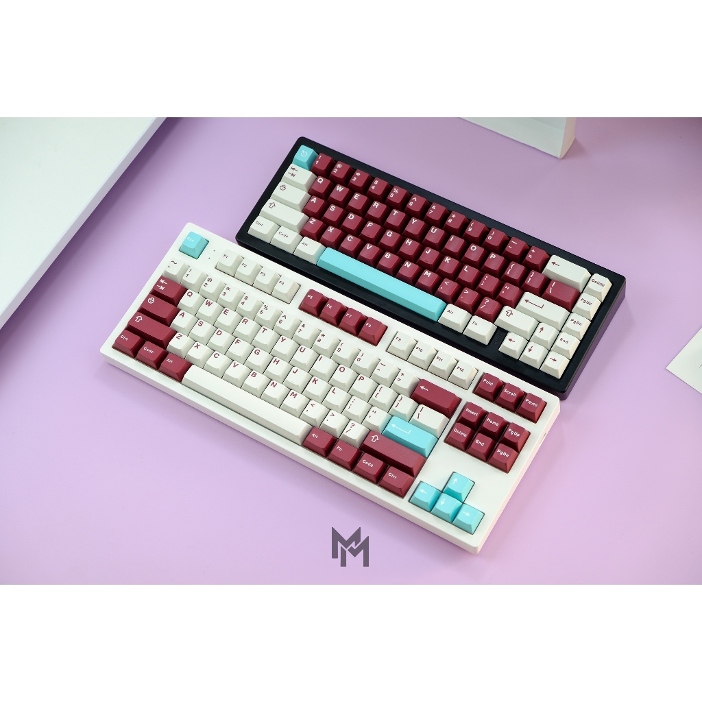 [FREE SHIPPING] GMK Yuru Keycap ABS Double Shot Cherry Red Green ...