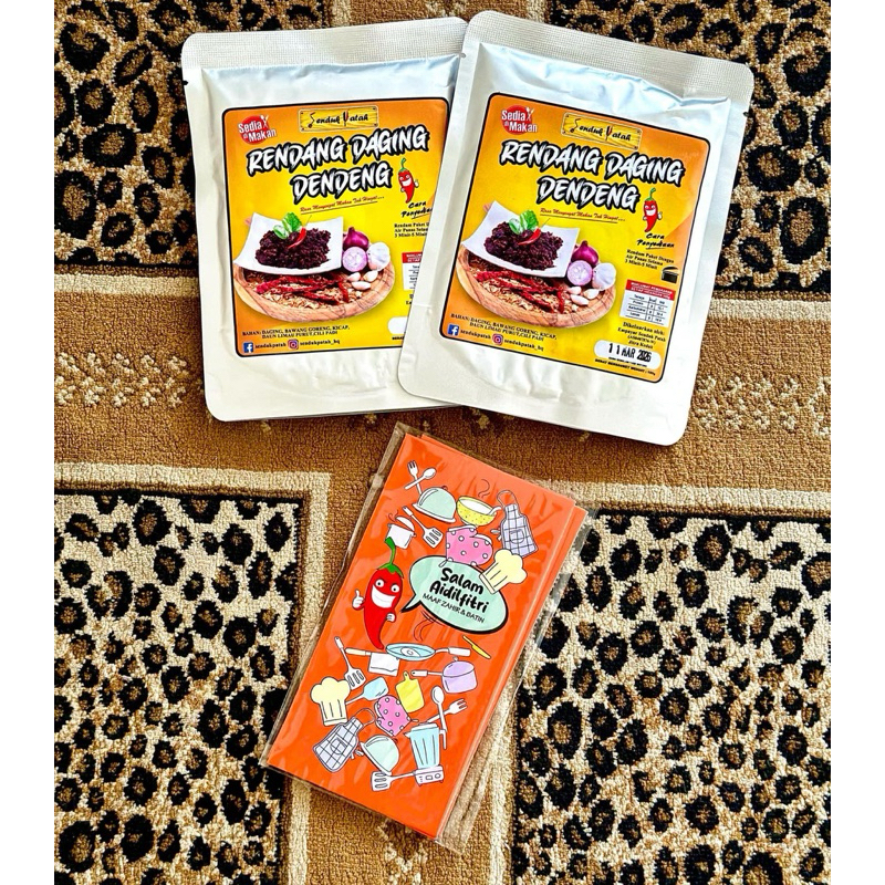 [SENDUK PATAH]🌸RENDANG DAGING DENDENG💕SAMBAL HITAM BELIMBING💕BIBIK ...
