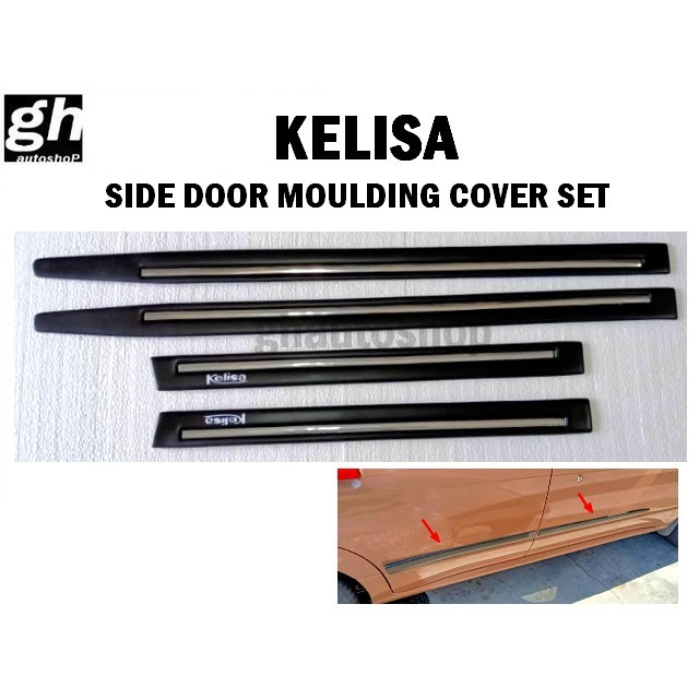 KELISA side door moulding cover set (4pcs) Shopee Malaysia