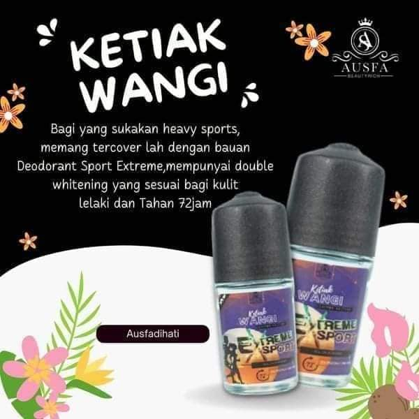 AUSFA Ketiak Wangi White Musk Extra White Sparkle Extreme Sport ...