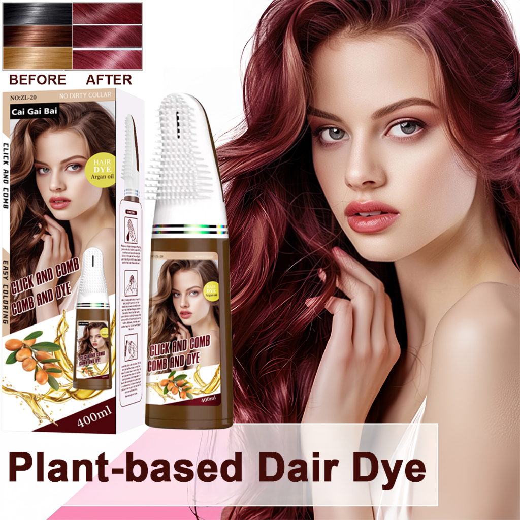 Colour rambut pewarna rambut Colour hair shampoo Black Hair Dye Shampoo ...