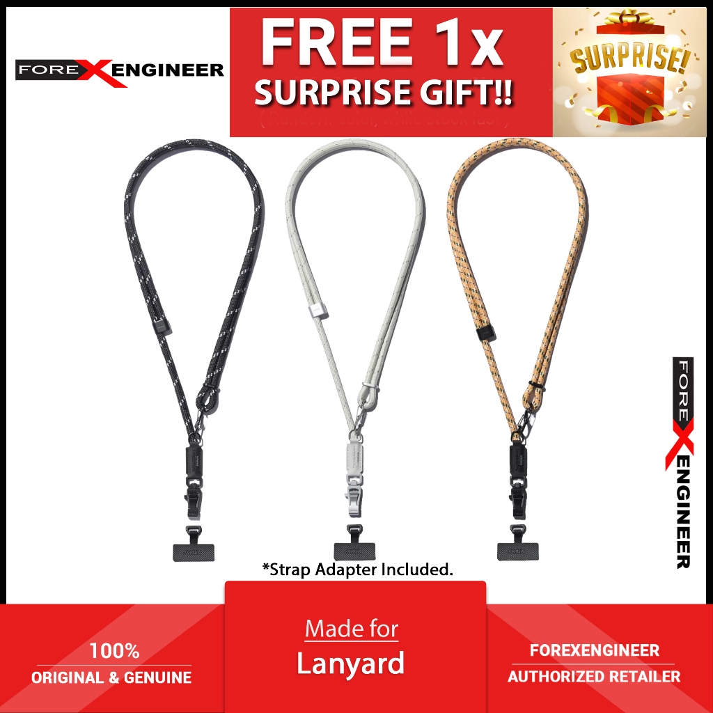Bitplay Urban Lite Strap – Verstellbares Umhängeband (8 Mm) Für Handyhüllen, In Blau