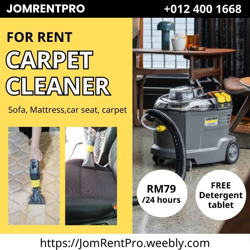 Sewa karcher Puzzi fabric cleaner 24 jam karcher puzzi sewa 24 jam