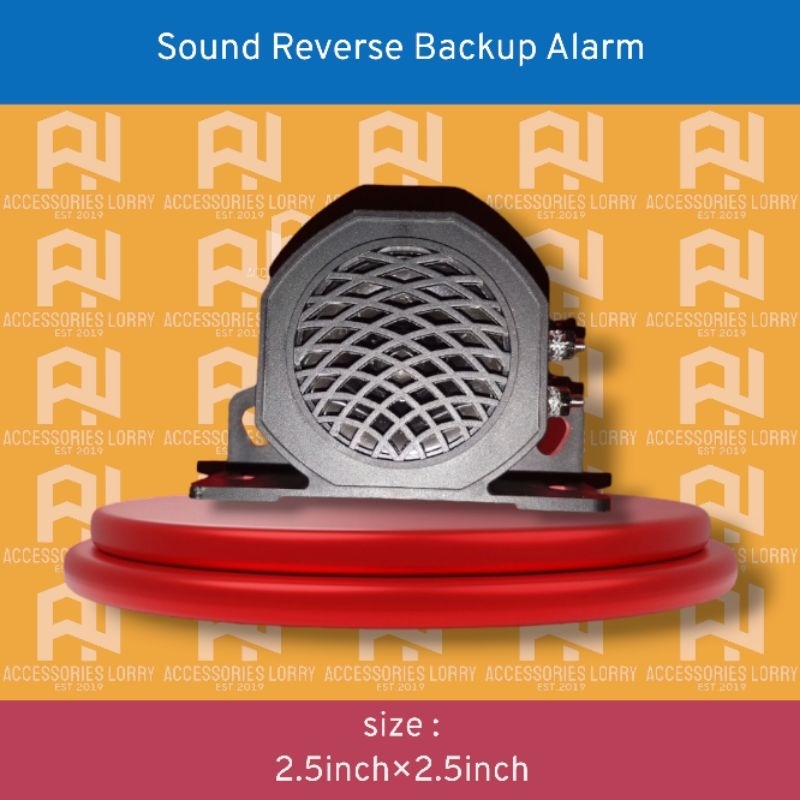 12V-60V HEAVY DUTY Waterproof Reverse Horn Octagon Safety Backup Alarm ...