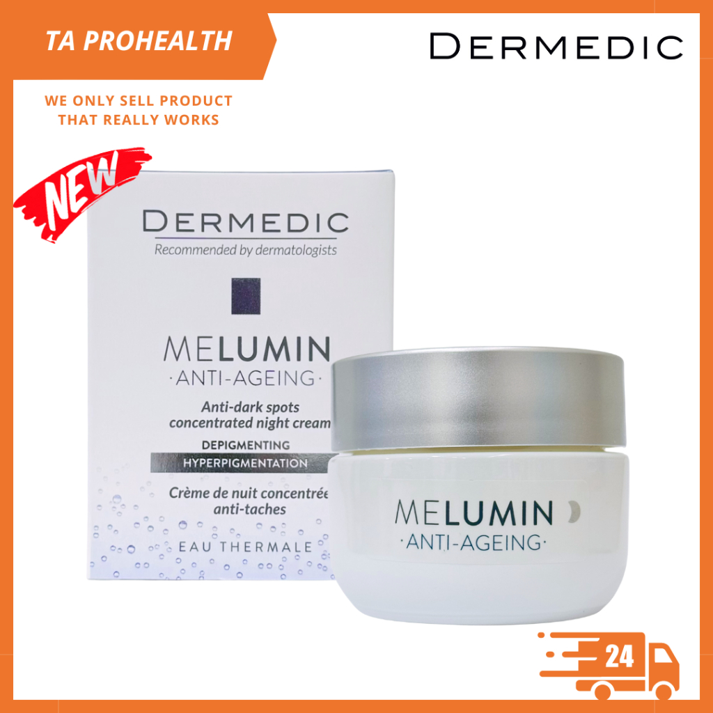 Dermedic Melumin Depigmenting Anti-Dark Spots Night Cream(Exp:2026 ...