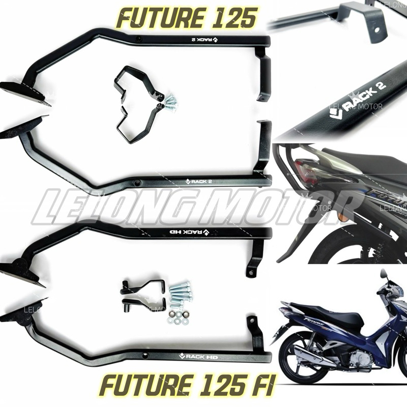 HONDA FUTURE 125 FUTURE 125 FI TOP BOX RACK MONORACK HEAVY DUTY ALLOY ...