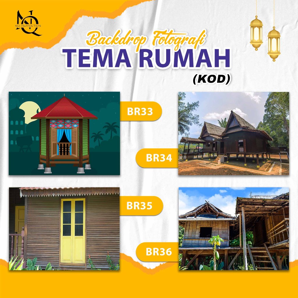 BANNER BACKDROP RAYA 2024 CODE BR33 -BR52 | Shopee Malaysia