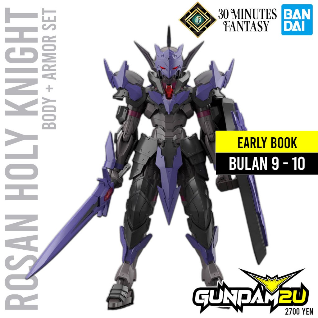 G2UEB BANDAI 30MF Rosan Holy Knight Body + Armor Full Set - 30 Minutes ...