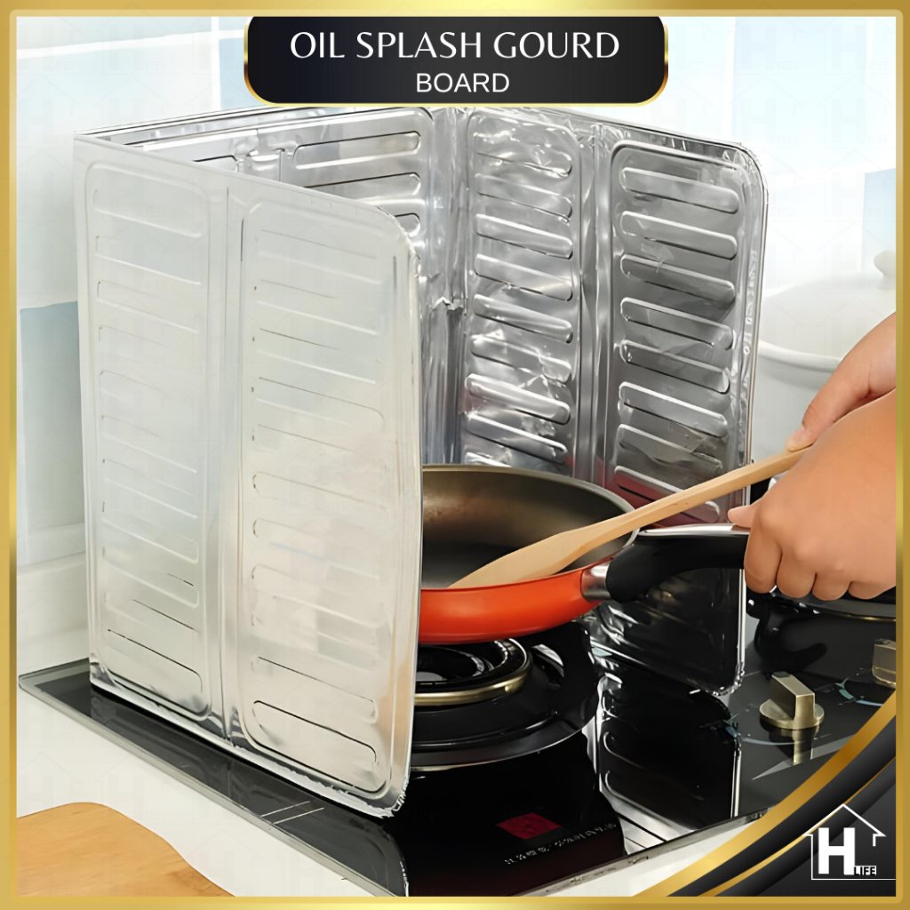 Kitchen Tools Cooking Insulate Splash Proof Oil Baffle Plate Aluminium ...