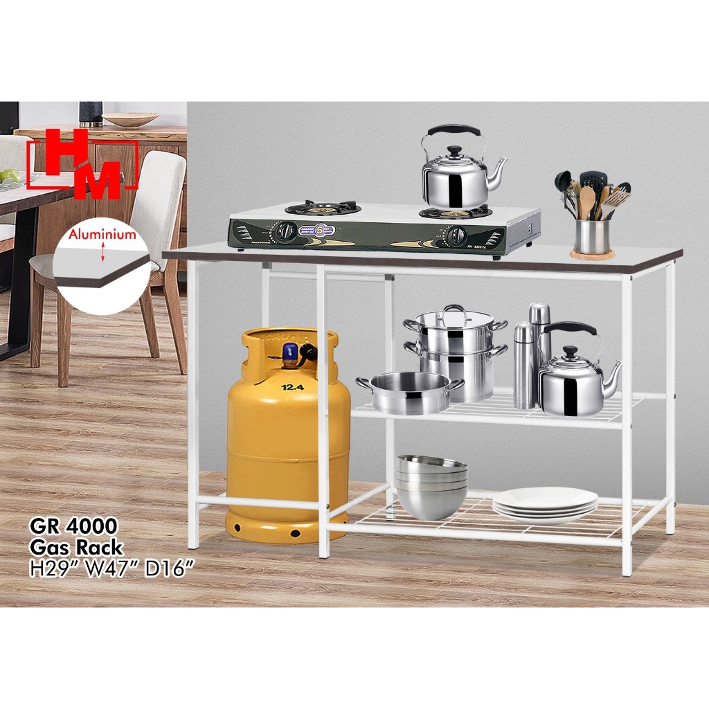 【🔥Hot Seller】 L 120cm Rak Besi Carbon Steel Stove Rack Gas Rack ...