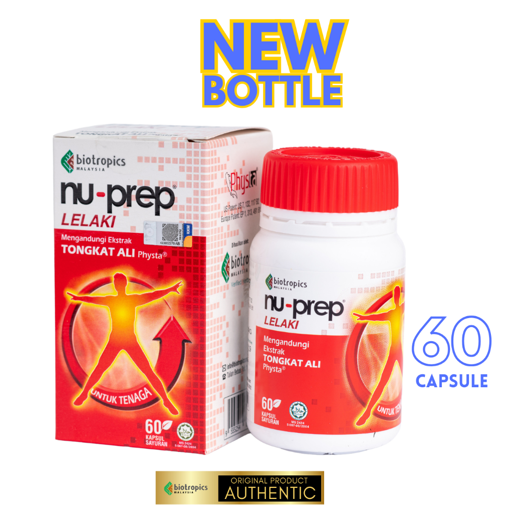 Biotropics Nu-Prep Lelaki Health Supplement (60 Capsules) | Shopee Malaysia